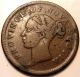1843 Token Of Nova Scotia Victoria One Penny Token Coins: Canada photo 1