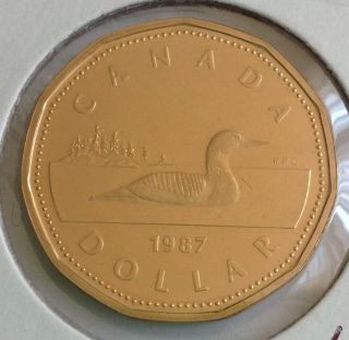 1987 Canadian Dollar Hc Proof photo