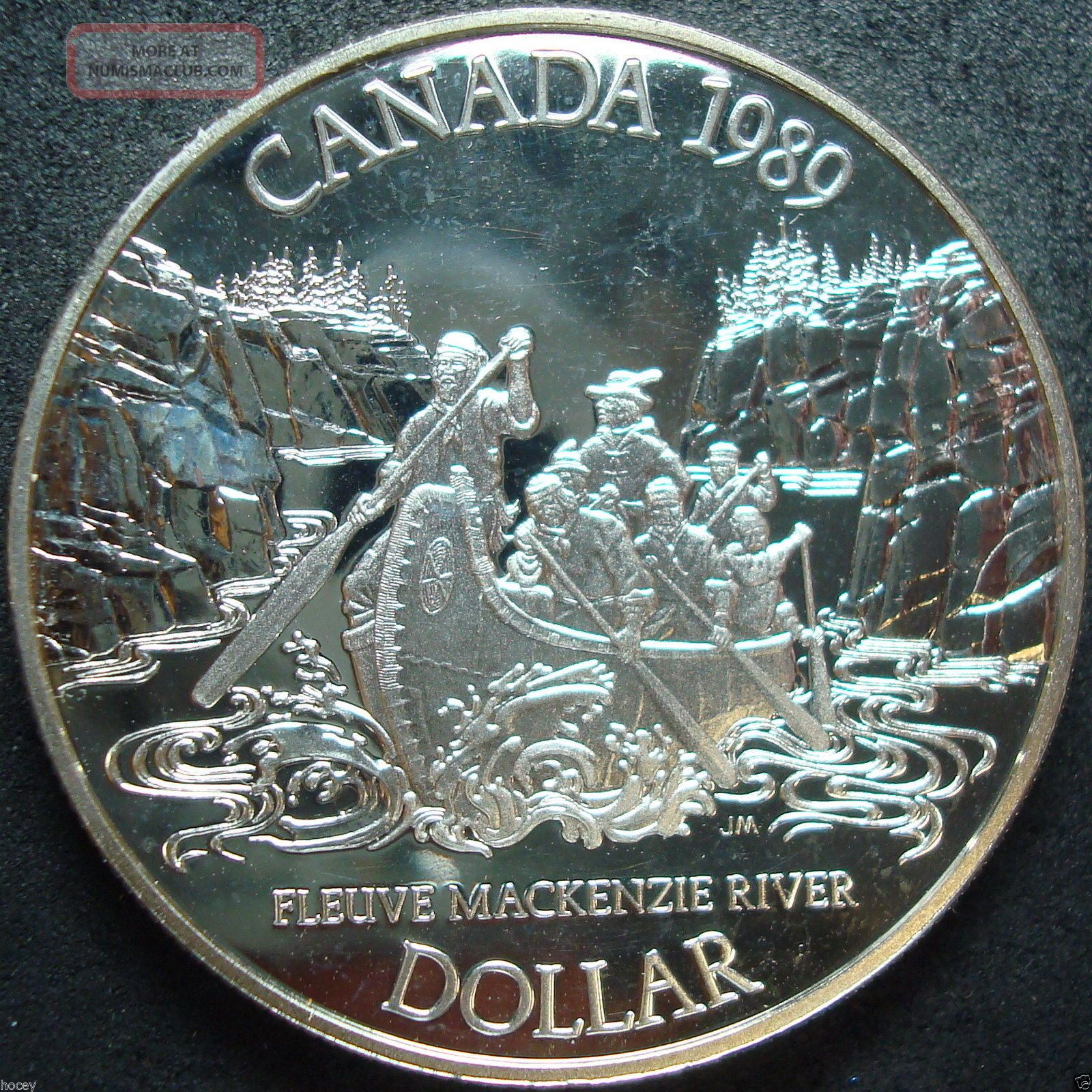 1989 Canada Proof Mackenzie River Silver Dollar Coin 1989-canada-proof-mackenzie-river-silver-dollar-coin
