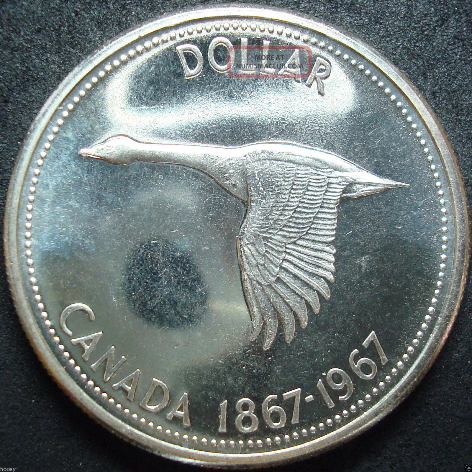 1967 Canada Silver Dollar Coin