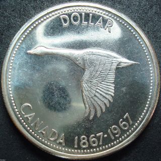 1967 Canada Silver Dollar Coin photo