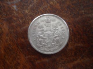 1962 Canadian Silver 50 Cent Piece photo