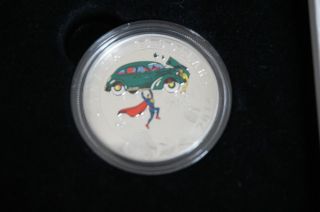 2014 Canada Superman $10 1/2 Oz Fine Silver Coin - Action Comics 1,  Bonus Fdc photo