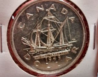 1949 Canada Silver Dollar - Au Details photo