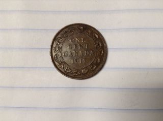 1917 Canada Large Cent photo