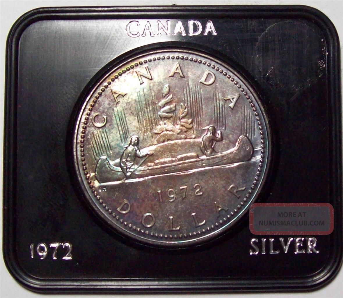 1972 silver canadian dollar value