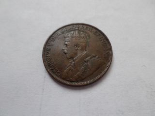 Canada Canadian One 1 Cent 1915 Coin photo