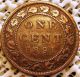 1891 Canada One 1 Cent Victoria Coin Coins: Canada photo 1
