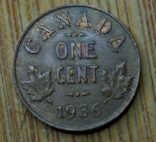 1936 1 Cent Canada photo