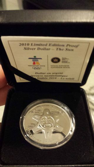 2010 Limited Edition Proof Silver Dollar - The Sun photo
