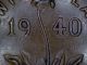 1940 Re - Engraved Date Newfoundland Canada 1 (one) Cent Canadian Coin Coins: Canada photo 2
