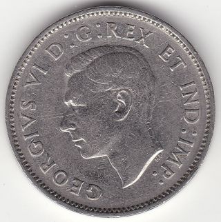 1940 Canada 5c Coin - Rotated Dies photo