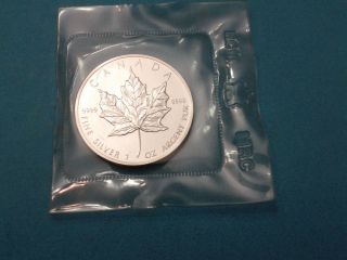 1988 1 Oz.  9999 Silver Maple Leaf 1st Year Of Mintage In Rcm Packaging photo