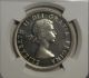 1953 Uncirculated Canada Silver Dollar Nsf No Shoulder Fold Ngc 61 Coins: Canada photo 1