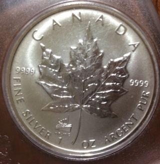 1998 Titanic 86 Anniversary Silver Maple Leaf Coin 5 Dollar 1oz Elizabeth Ii photo