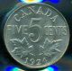 1924 Canada Nickel Five Cent,  Iccs Certified Ms - 62 Coins: Canada photo 1