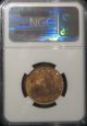 1919,  Canada Large Cent,  King George V,  Ngc Ms 64rb,  Redbrown Toning Coins: Canada photo 1