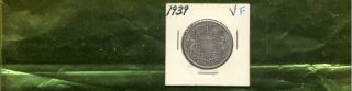 1939 Canada Silver Fifty Cents Very Fine (look) photo