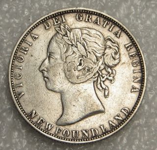1900 Newfoundland 50 Cents Coin,  Xf photo