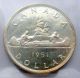 1951 Silver Dollar Iccs Ms - 64 Select Bu,  King George Vi Canada $1.  00 Coins: Canada photo 1