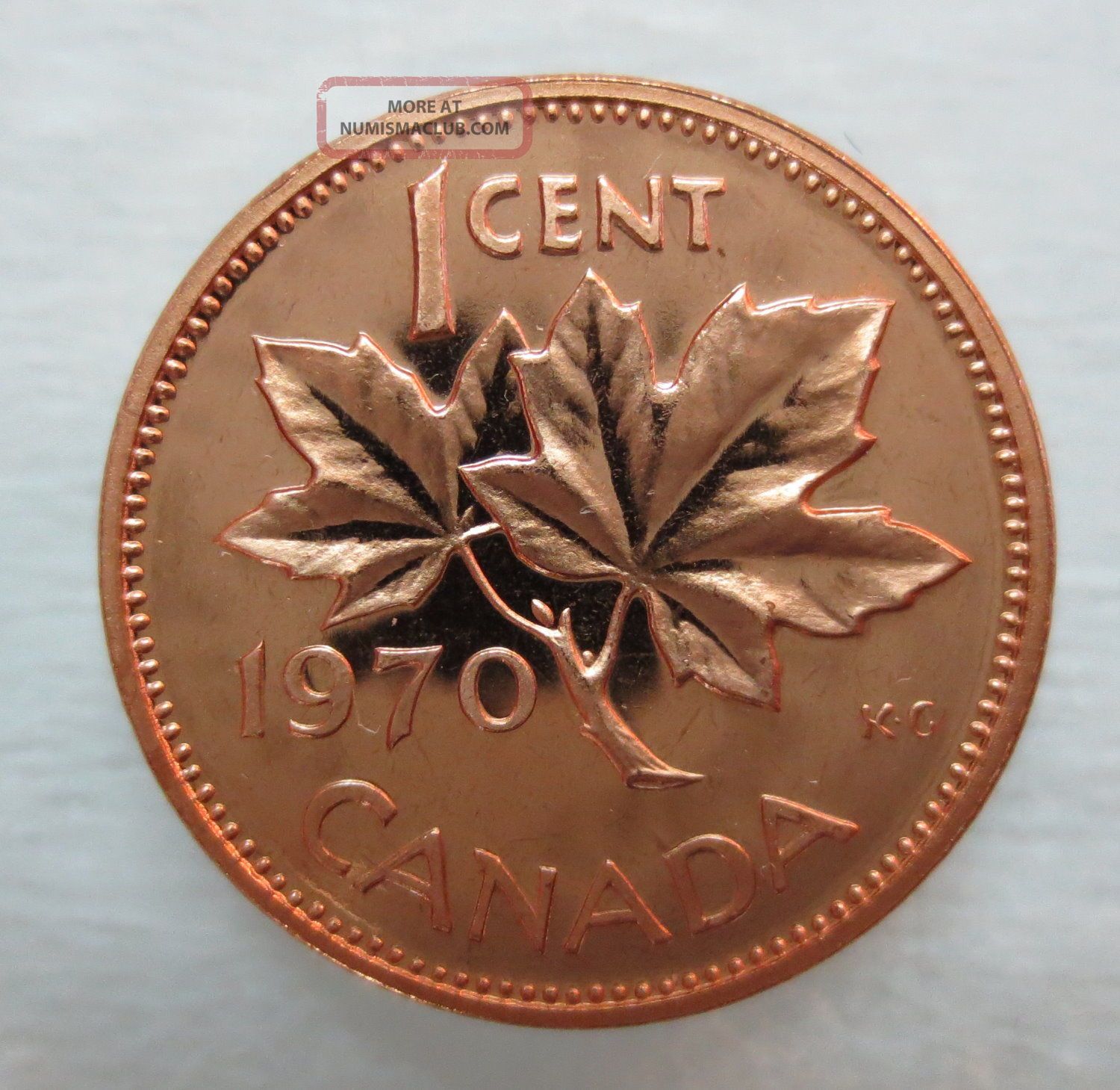 1970 Canada 1 Cent Proof Like Penny