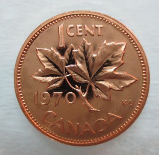 1970 Canada 1 Cent Proof - Like Penny photo