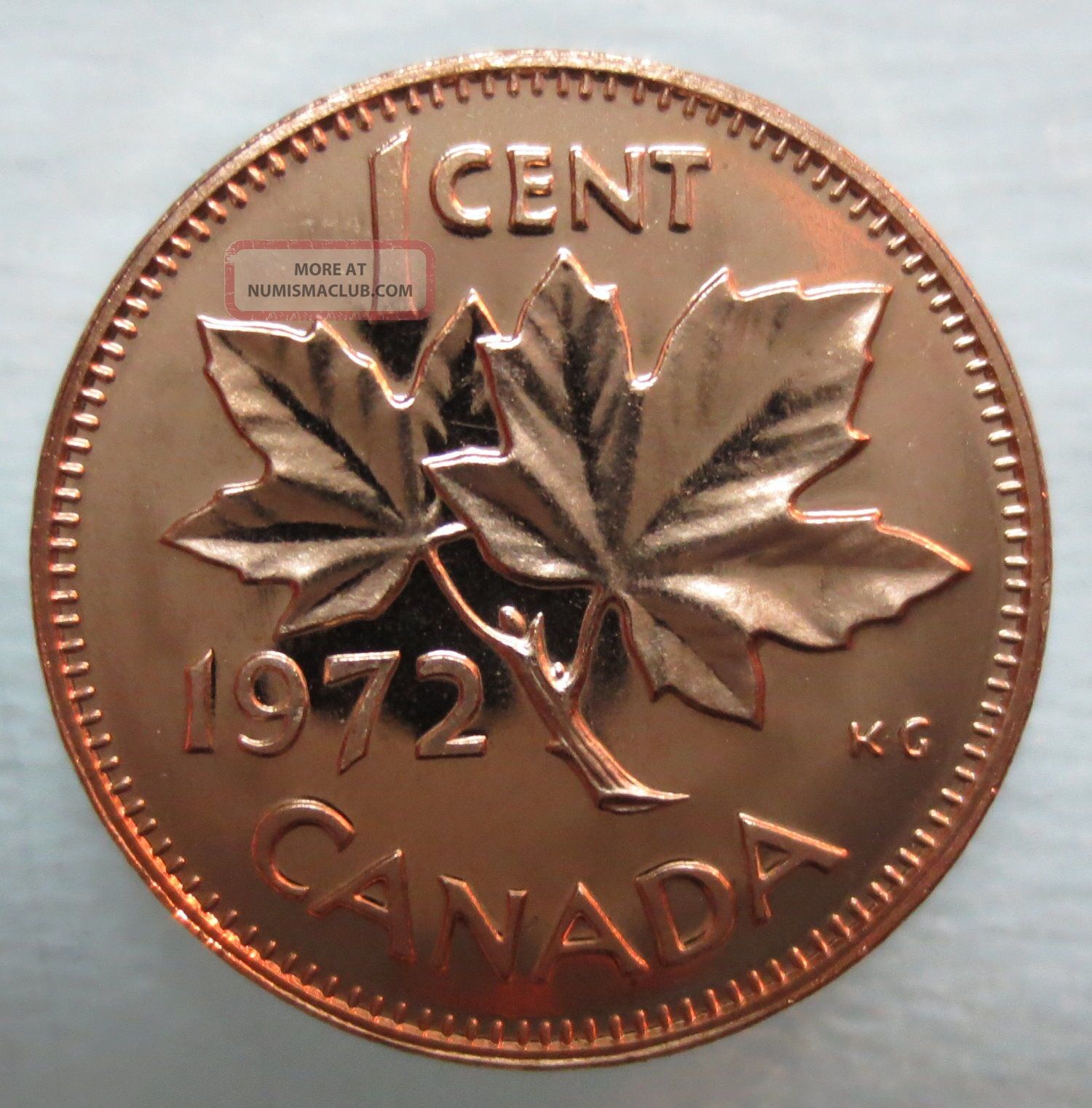 1972 Canada 1 Cent Proof Like Penny