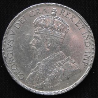 Canadian 1936 King George V 80 Silver Dollar photo