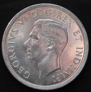 Canadian 1939 King George Vi 80 Silver Dollar photo