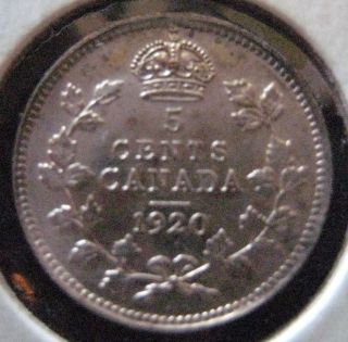 1920 5c Canada 5 Cents photo