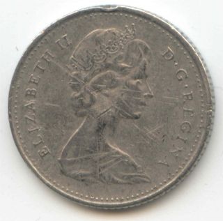 1969 Canadian Dime Ten Cents Canada 10c Exact Coin Shown photo