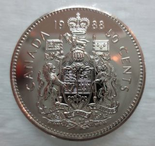 1988 Canada 50 Cents Proof - Like Coin photo