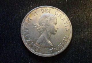 1958 Canada 50 Cent - Lightly Circulated Canadian Half Dollar photo