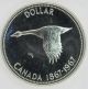 1967 Icg Pr67 Cam Canada Confederation Diving Goose Dollar S$1 With Coins: Canada photo 3