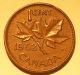 Error Coin 1962 Clipped Planchet Elizabeth Ii Canada Penny S59 Coins: Canada photo 2