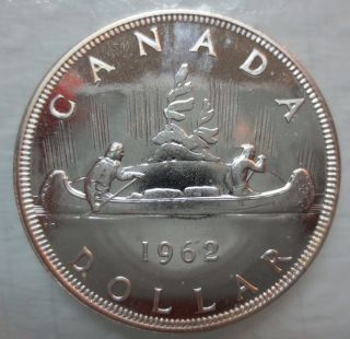 1962 Canada Voyageur Silver Dollar Proof - Like Coin photo