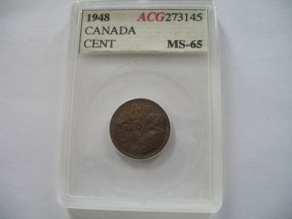 Canadian Small Cent 1948 
