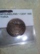 1885 Key Date Rare Newfoundland Canada One Cent Fine Details Uc - 1207 Coins: Canada photo 2