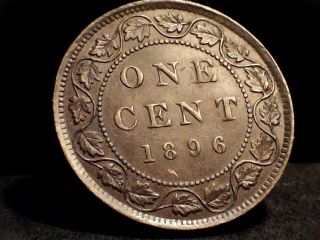1896 Canadian Large One Cent Coin. , photo