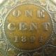 1894 Canadian Large (one) Cent Canada Queen Victoria Higher Grade Coins: Canada photo 5