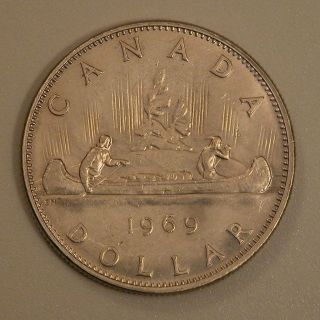 1969 Canadian Dollar (canada Voyageur) photo