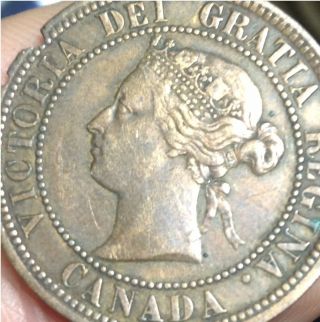 1876 - H Canada Large Cent - photo