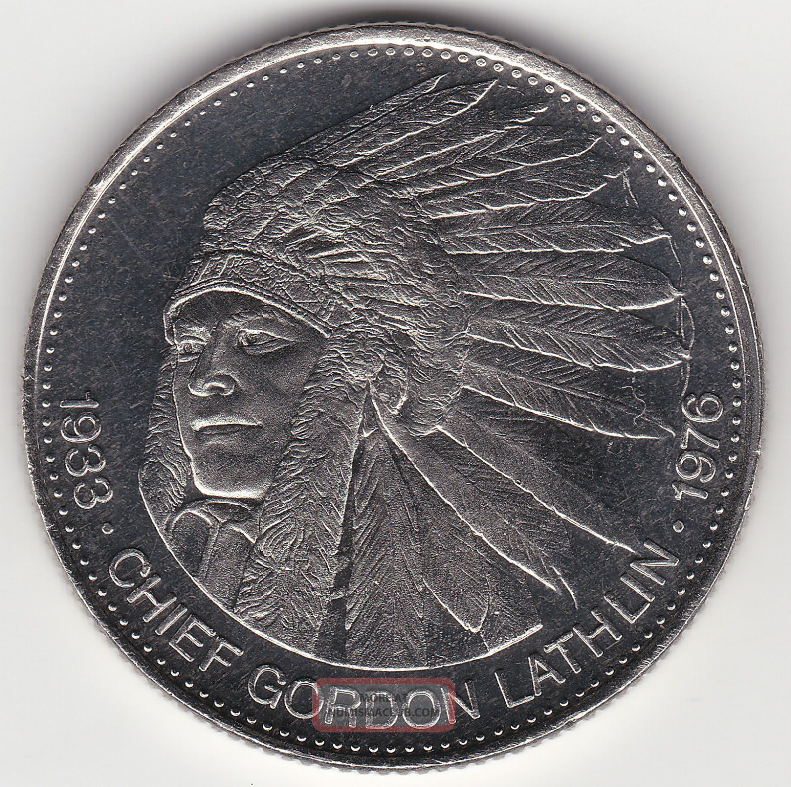 1978 Winnipeg Expired Trade Dollar Cree Red River Indian Dollar