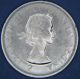 1957 Canada Elizabeth Ii Silver Dollar $1 Gem Bu Brilliant Uncirculated Coin Coins: Canada photo 1
