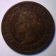 1890 H Canadian Bronze Large Cent Coin Canada One Cent F Coins: Canada photo 1