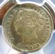Canada Km 4,  1872 - H Ten Cents Graded Pcgs Au50 (5 Photos) Coins: Canada photo 3