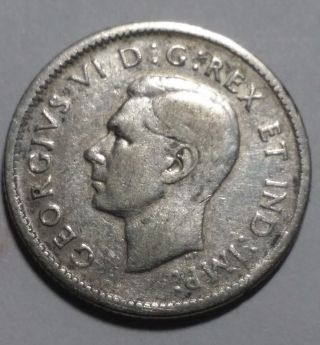 1943 10 Cent Dime Canada Coin photo