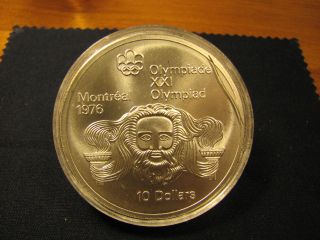 Brilliant Uncirculated 10$ Montreal 1976 Olympics photo