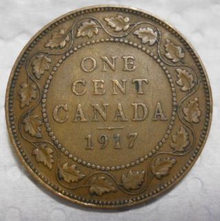 1917 Canada Large One Cent (georgivs V) photo