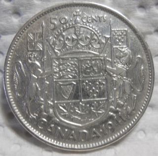 1941 Canada Fifty Cents (georgivs Vi) photo